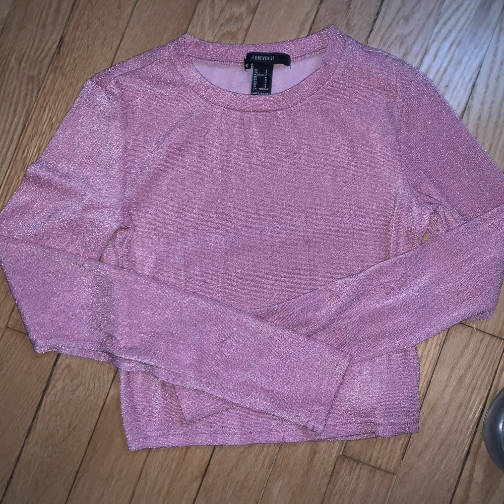 Forever 21 glitter long sleeve
